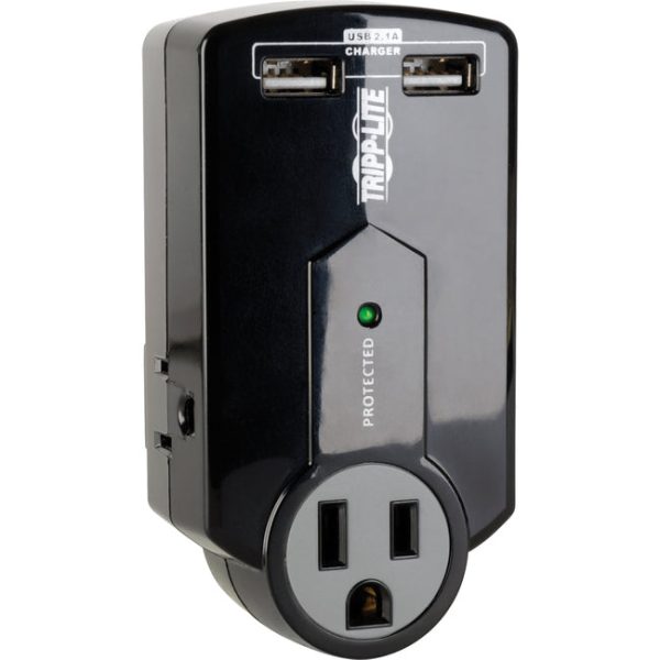 Tripp Lite Travel Surge 3 Outlet USB Charger Tablet Smartphone Ipad Iphone For Sale