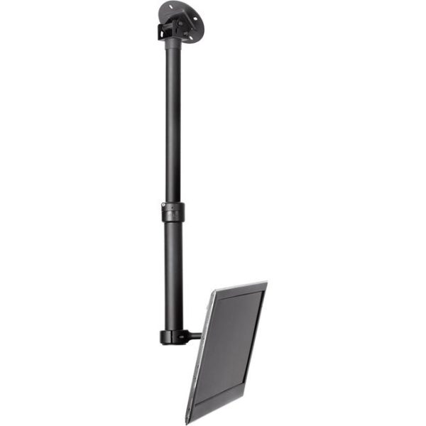 Atdec ceiling mount for medium display, short pole - Loads up to 55lb - Black - VESA 200x200 For Discount