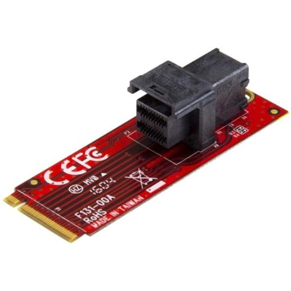 StarTech.com U.2 to M.2 Adapter for U.2 NVMe SSD - M.2 PCIe x4 Host Interface - U.2 SSD SFF-8643 Adapter - M2 PCIe Adapter - U.2 Drive Adapter on Sale