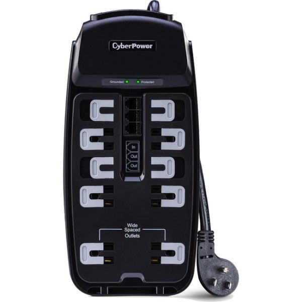 CSP1008T Professional 10-Outlets Surge Suppressor 8FT Cord and TEL - Plain Brown Boxes Discount