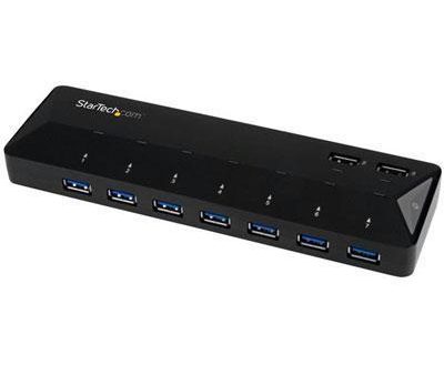 Startech Add Seven Usb 3.0 (5gbps) Ports To Your Computer Plus Fast-charge Two Mobile Dev Sale