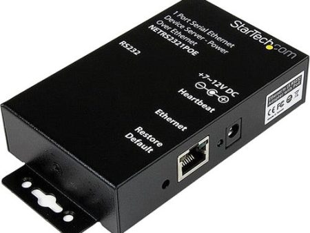 StarTech.com Serial Ethernet device server - 1 port - power over Ethernet - PoE on Sale