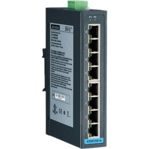 B+B SmartWorx 8FE Slim-type Unmanaged Industrial Ethernet Switch with Low Vac Power Input Online