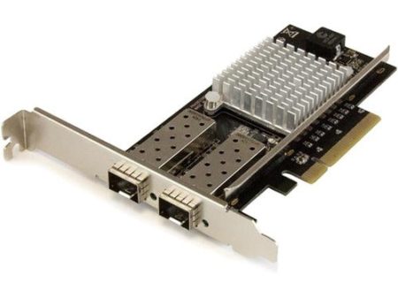 StarTech.com 10G Network Card - 2x 10G Open SFP+ Multimode LC Fiber Connector - Intel 82599 Chip - Gigabit Ethernet Card Supply