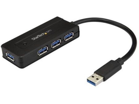 StarTech.com 4 Port USB 3.0 Hub SuperSpeed 5Gbps w  Fast Charge - Portable USB 3.1 Gen 1 Type-A Laptop Desktop Hub - USB Bus Self Powered For Cheap