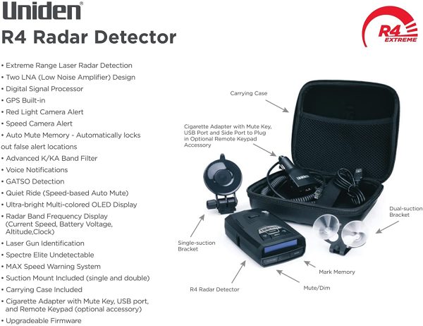 UNIDEN R4 Extreme Long-Range Laser Radar For Discount