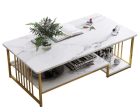 Marble Texture Modern Rectangle Coffee Table For Discount