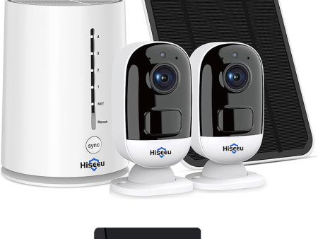 Hiseeu Wireless Outdoor Security Camera System 3MP Fashion