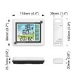 Wireless Weather Station Indoor Outdoor Hygrometer Thermometer Fashion