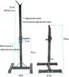 Squat Rack Weight Adjustable Lifting Stand Online now