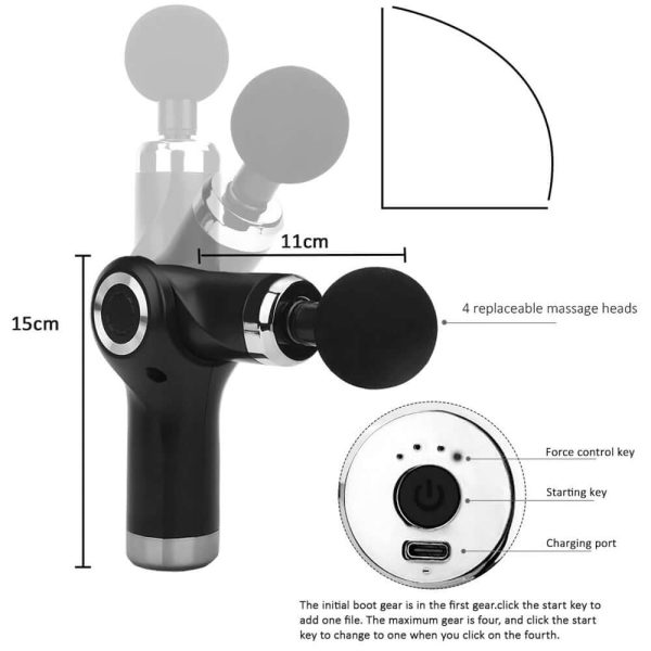 Deep Tissue Massage Gun Cordless Supply