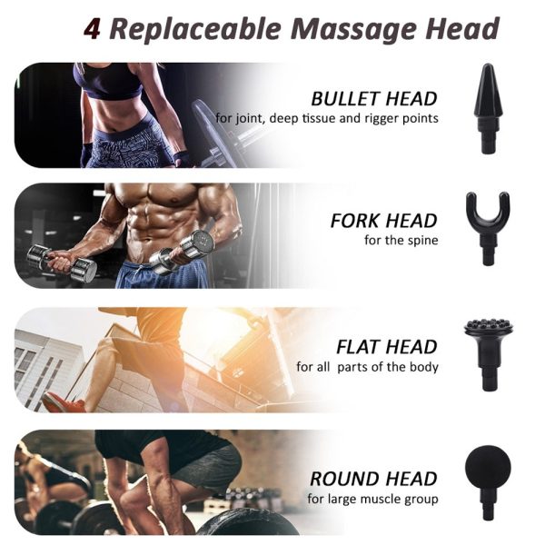 Deep Tissue Massage Gun Cordless Supply