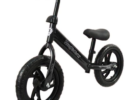 Kids Balance Bike Ride On Bicycle Black Cheap