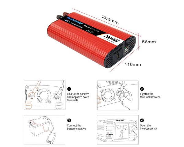 Car Power Inverter 2000W Online Hot Sale