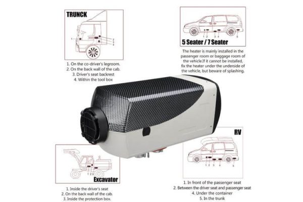 5Kw 12V Diesel Air Heater For Truck Car Motor Online Sale