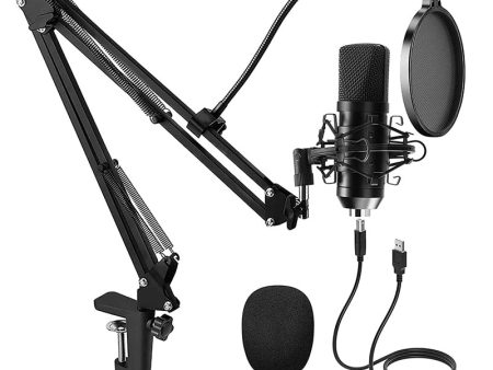 Usb Condenser Microphone Mic With Stand Online Sale