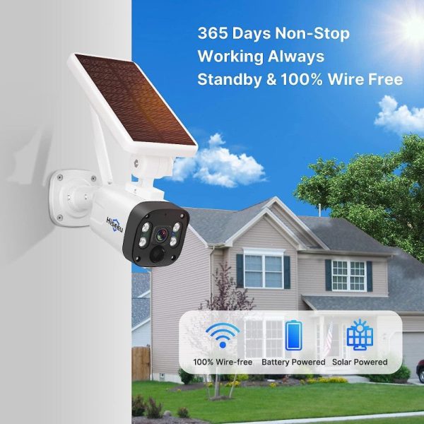 3MP Wireless Security camera system Wire-Free Discount