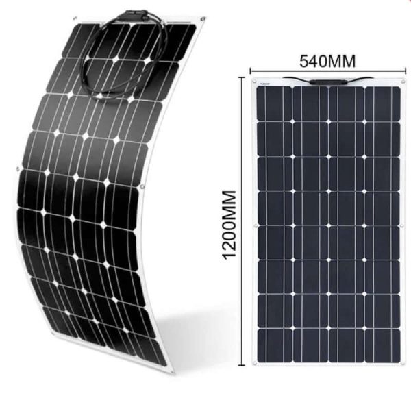 Solar Panel Flexible 100W Monocrystalline Flexible Hot on Sale