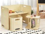 4 in 1 Kids Tables and Chair Set Dining Table Supply