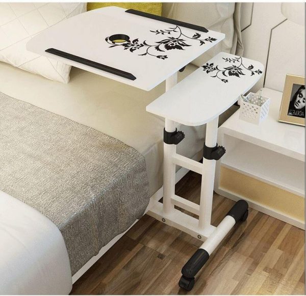 Adjustable Laptop Table Desk Stand with Wheels Online