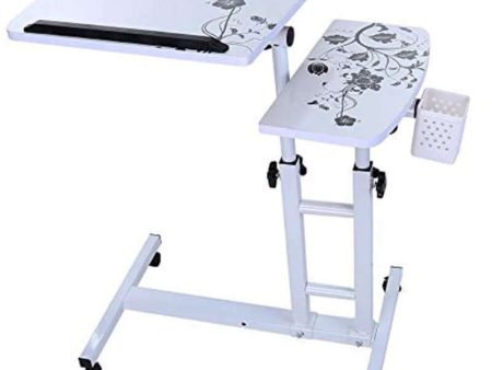 Adjustable Laptop Table Desk Stand with Wheels Online